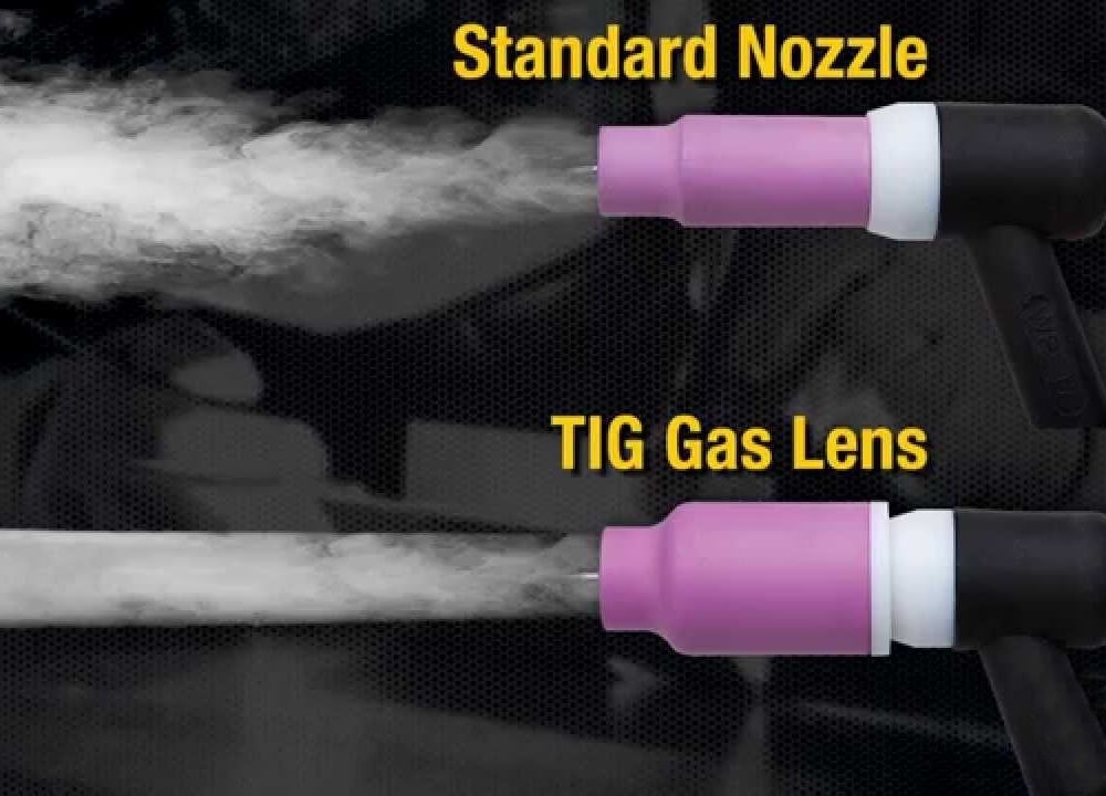 Как работает газовая линза TIG сварки