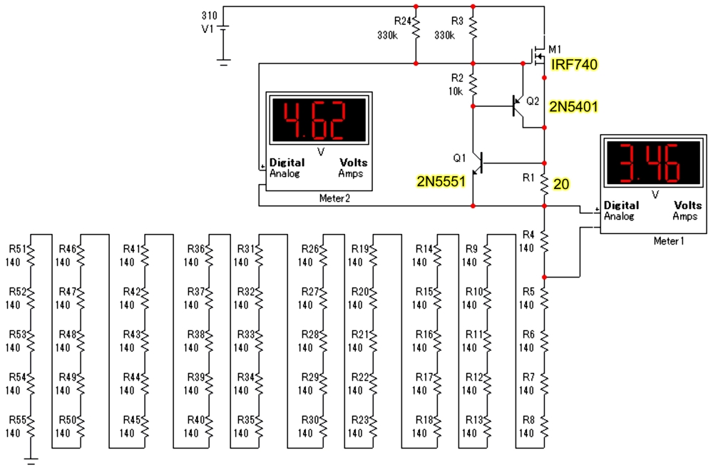Схема линейного стабилизатора тока для светодиодов