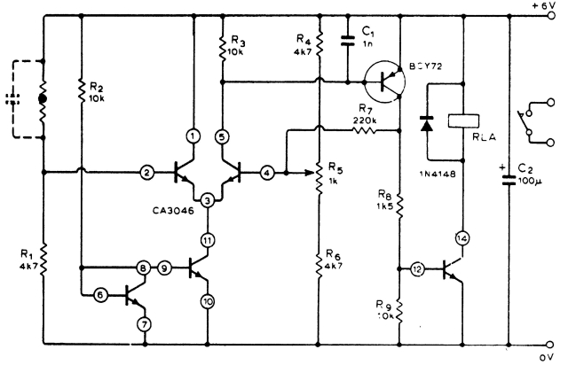 Регулятор, использующий измерительный мост с позистором